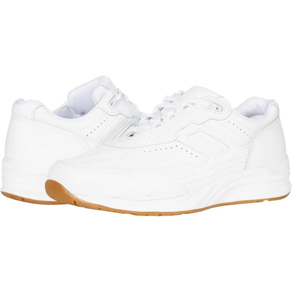 SAS Mens Journey ll Comfort Walking Sneakers US 10 M White Leather GUC